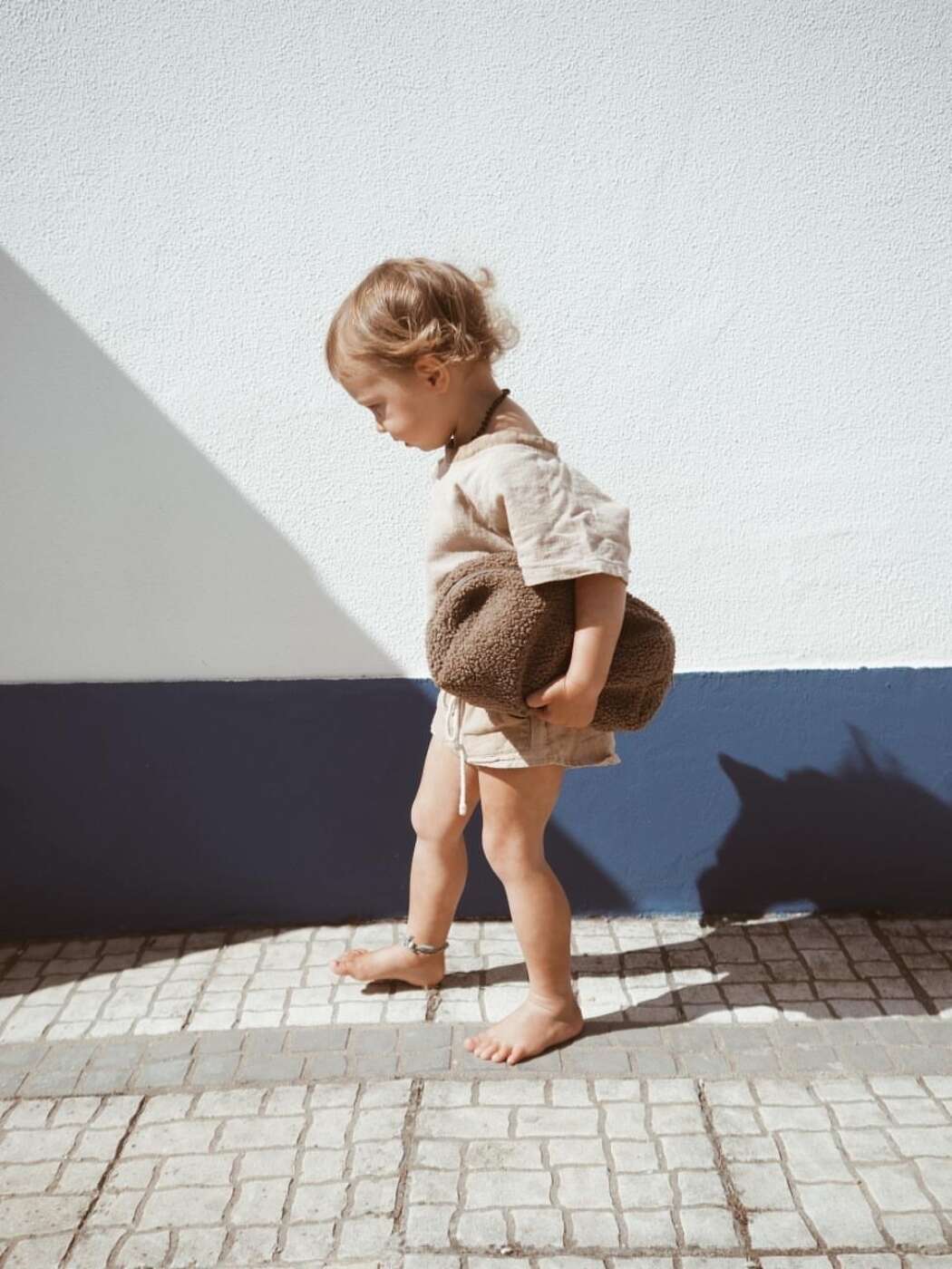 Brown teddy pouch 2995 IG nata horinkova