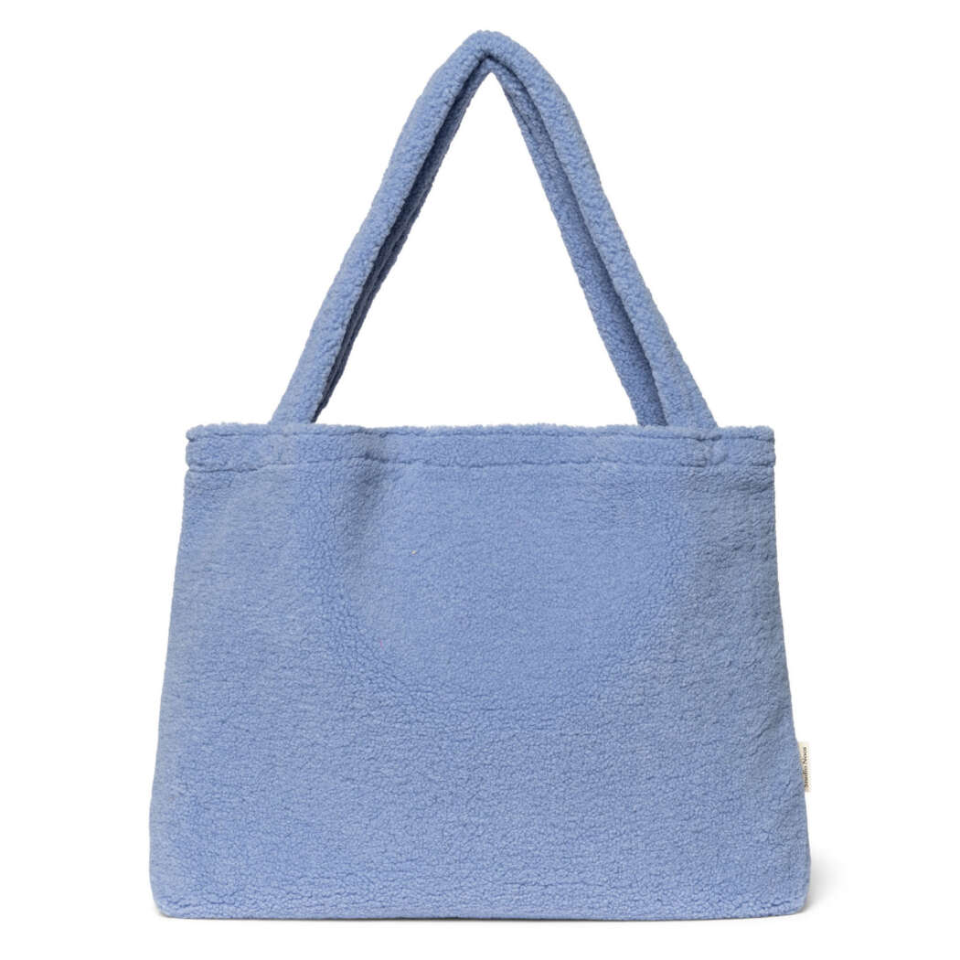 Light Blue Teddy Mom Bag PS1